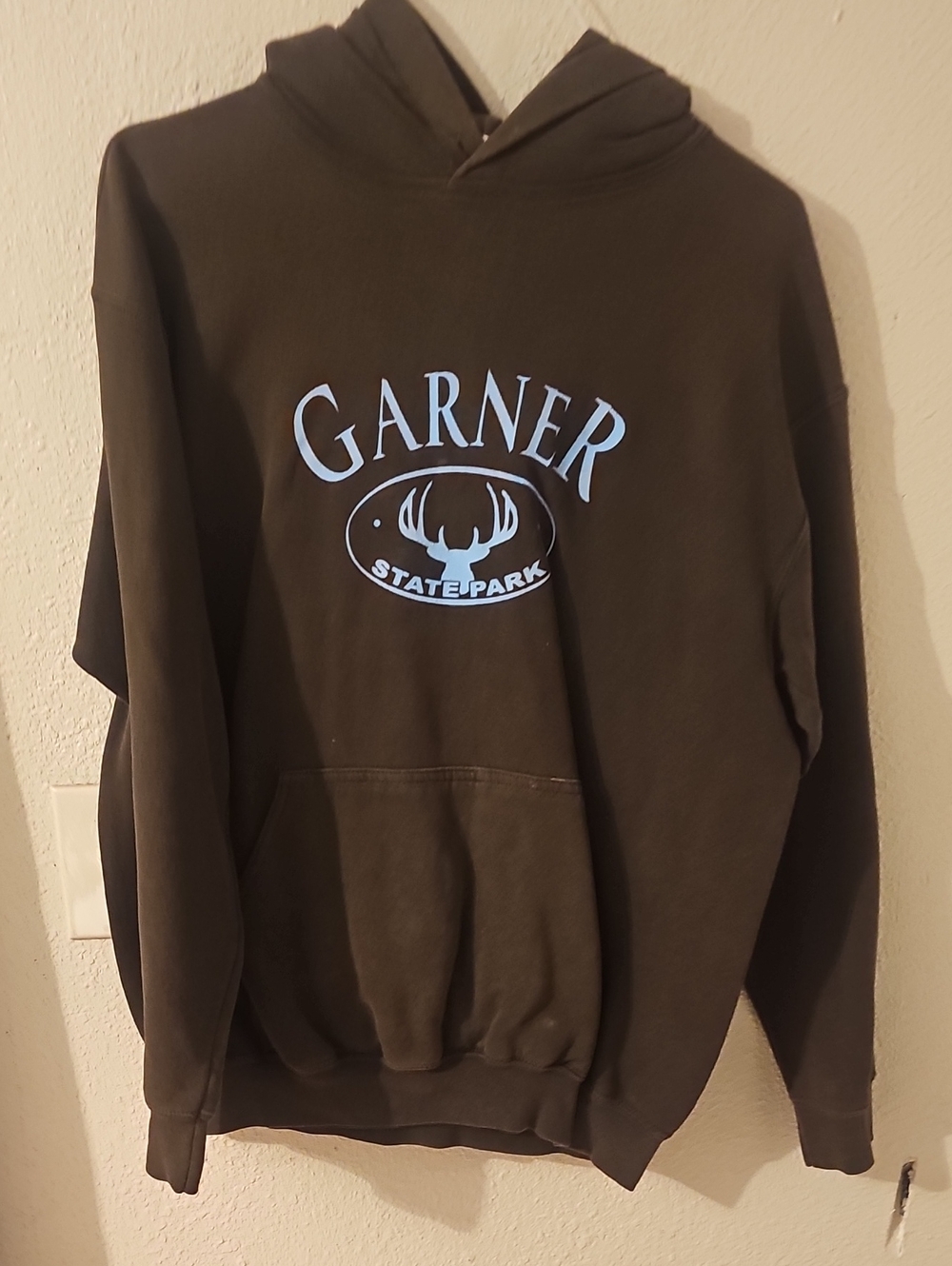 Garner State Park Logo Hoodie - Women's Brown & Turquoise